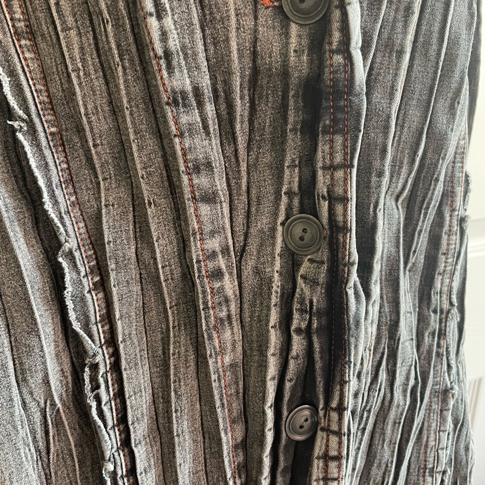 Gray Denim Jacket - image 3